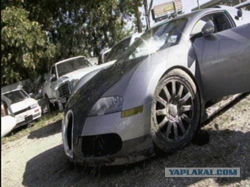 Утопили Bugatti Veyron