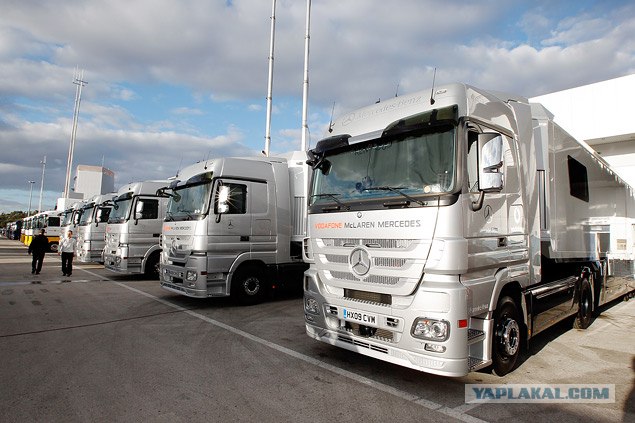 Как перевозят болиды Формулы-1