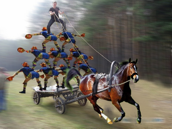 Фотожаба: если б я имел коня...