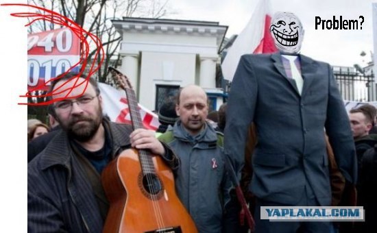 Поляки сожгли чучело Путина