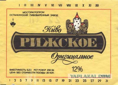 Пять самых-самых сортов советского пива