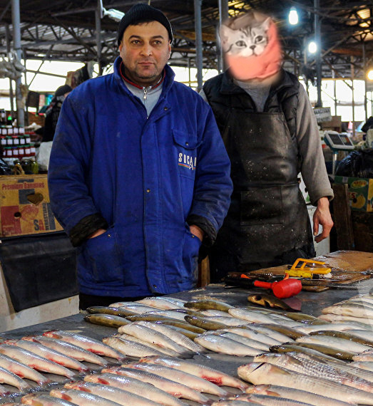 Фотожаба: Продавец рыбов