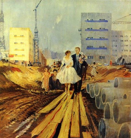 Это тот момент, когда вы просто обнимаете его и делаете несколько потрясающих свадебных фотографий, покрытых грязью
