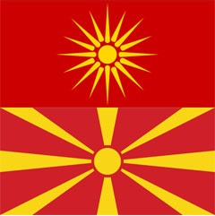 Одуванчик на флаг Македонии
