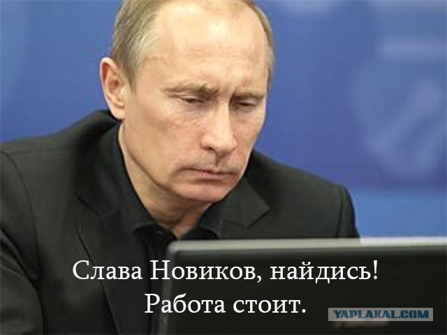 У меня грустные новости для соЯПовца. Слава Новиков тут есть?