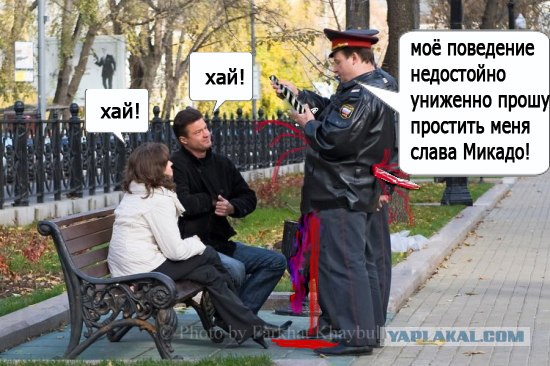 Фотожаба: И на сколько ж тебе штраф выписать?