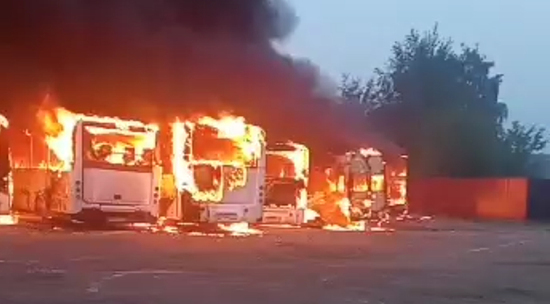 Пожар на автостоянке в Ногинске - это мог быть поджог, сообщила прокуратура Подмосковья