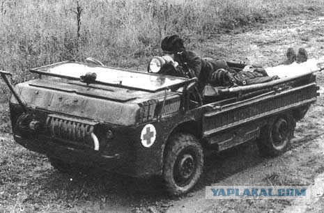 Плавающий ЛУАЗ немного не поплыл