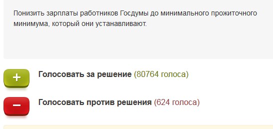 З/п 10 т.р. в месяц для депутатов ГД.