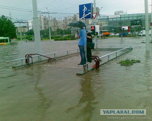 А в Минске дождик прошел
