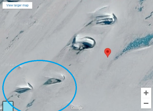 Пользователи Google Maps обнаружили гигантский «дверной проем» на снимках Антарктиды