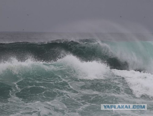 От берегов Бразилии и Уругвая отхлынула вода, а на побережье Чили обрушились огромные волны