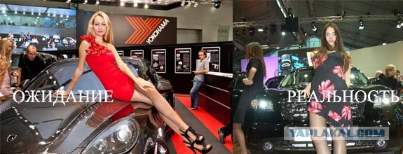 Девочка первый раз попала на автовыставку