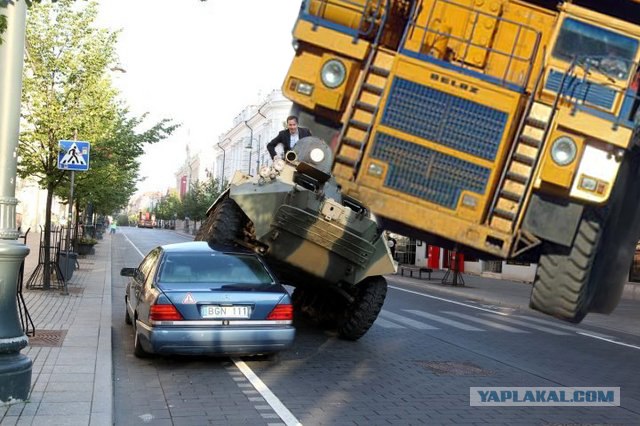 Борьба с нарушителями парковки в Вильнюсе