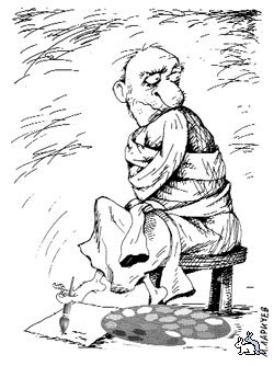 Тарантино нервно курит........