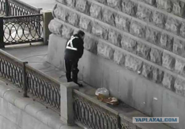 Служба идет - милиционер спит...