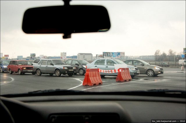 Как в Киеве развязку тестировали