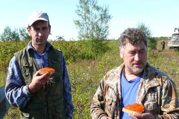 Показательная конфискация и уничтожение 4х тонн красной икры