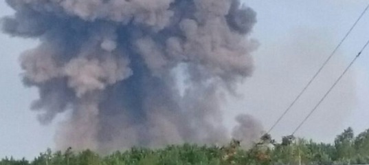 В Красноярском крае горит военный склад