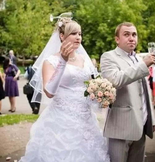 Не самые удачные фото невест