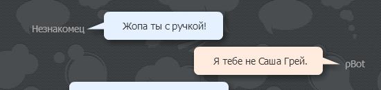 Разговор с pBot'ом