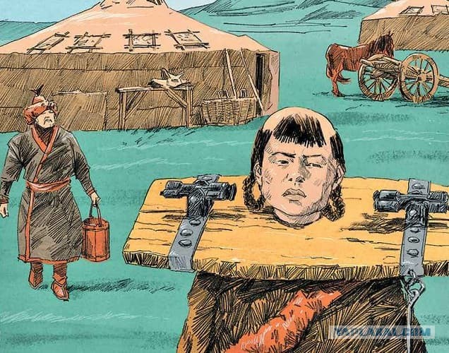 Традиционная китайская кара для воров и казнокрадов