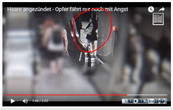 В Германии мигрант поджог девушку в метро