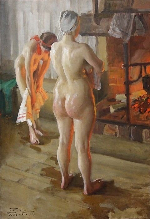 «На природе» Худ. Андерс Цорн. 1888 г.