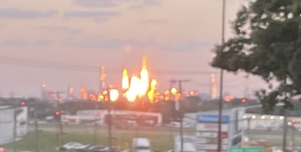 Крышесносный закат в Нью-Йорке