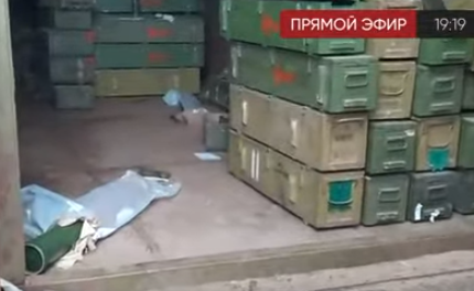 Выдвижение танкового подразделения в Киевской области