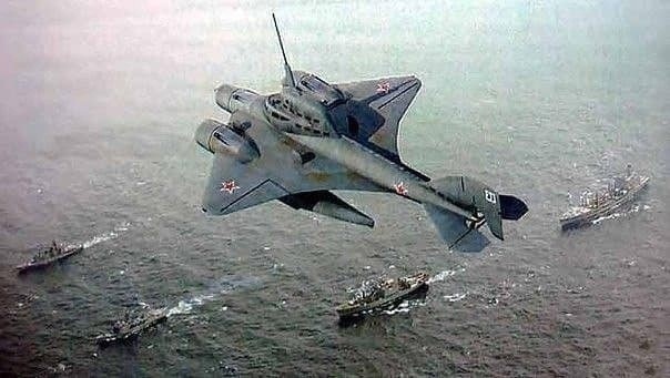 В СССР был предложен проект летающей подводной лодки