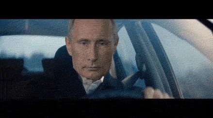 Путин едет по России
