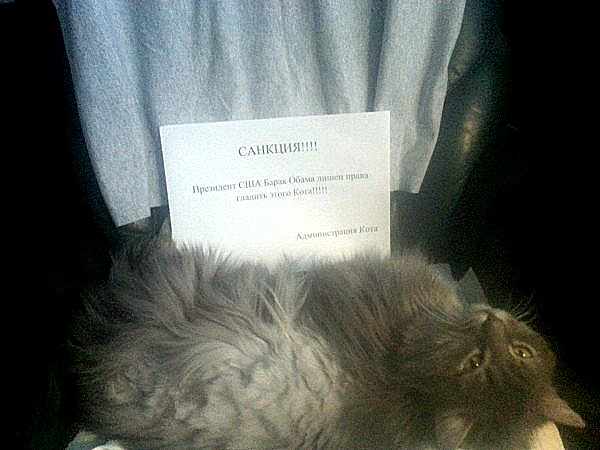 Флешмоб россиян против Барака Обама и США