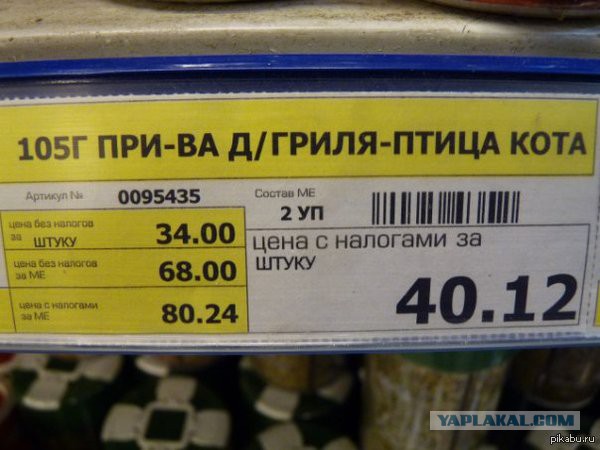 Цены на товары в метро