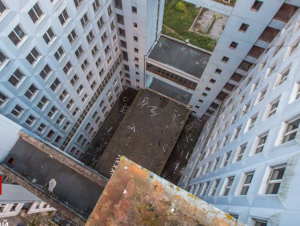 Калининградский заброшенный небоскреб-урод
