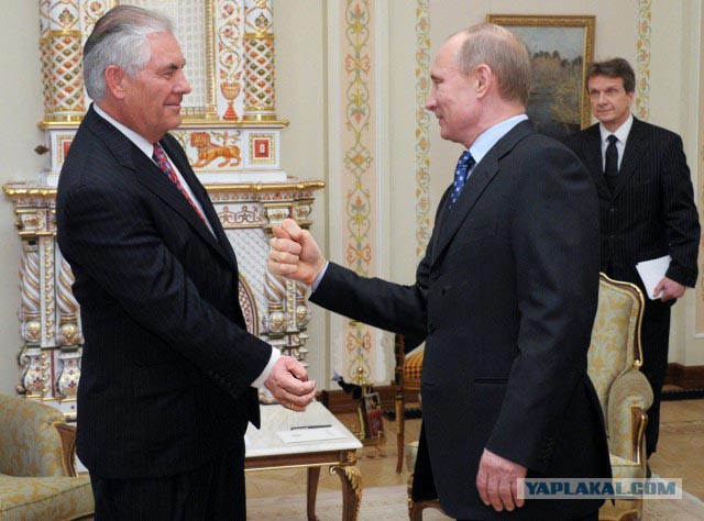 Путин встретился с госсекретарём США в Кремле