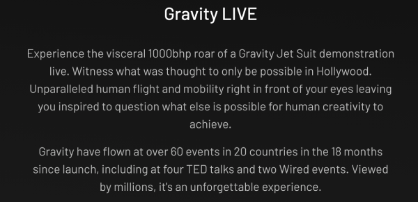 В Англии компания Gravity Industries представила реактивный ранец, который разрабатывали три года