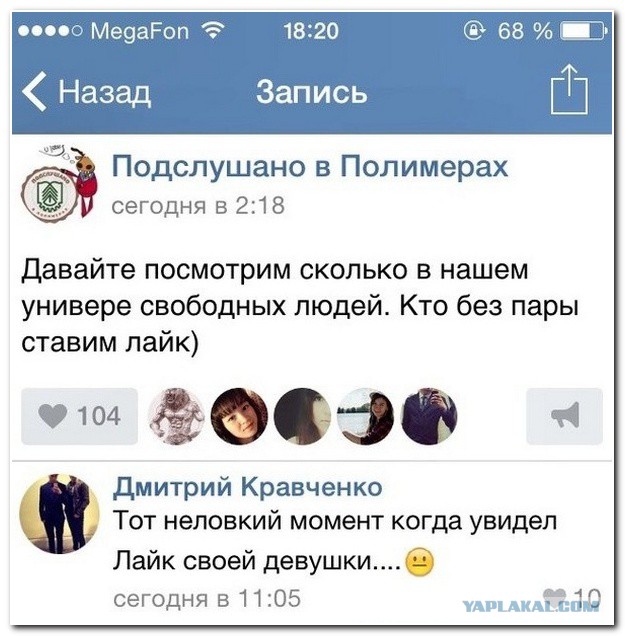 Комментарии из соцсетей, картинки