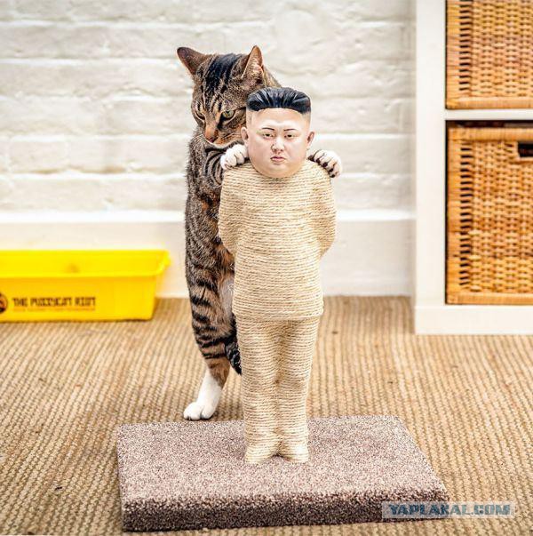 Как встречают Ким Чен Ына