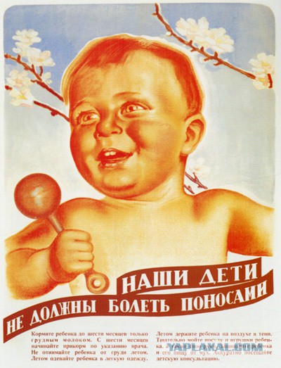Воспитание детей в советском плакате