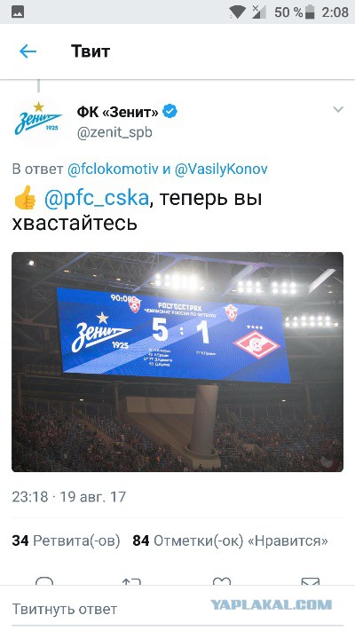Футбол. Чемпионат России 2017-2018 часть 5