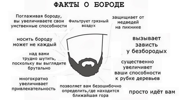 Мужчины с бородой - зачем?