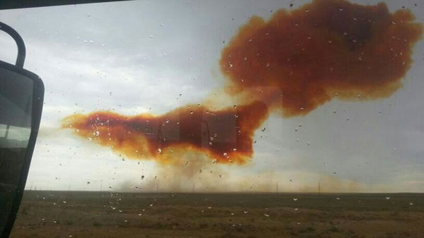 Ракета Протон с 3-мя спутниками Глонасс упала