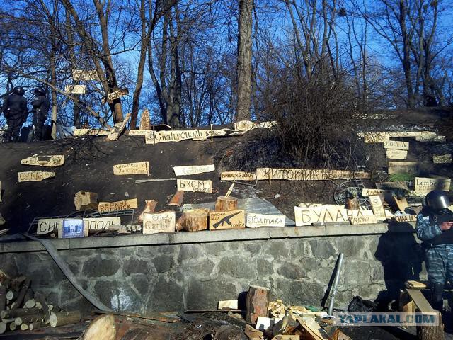 "Георгиевские " ленточки против флагов УПА