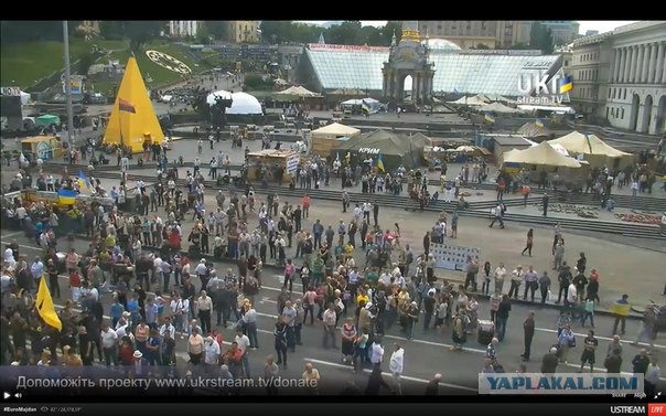 Майдан снова зажег покрышки!