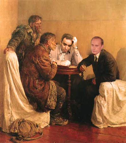 Фотожаба: Каспаров задумался