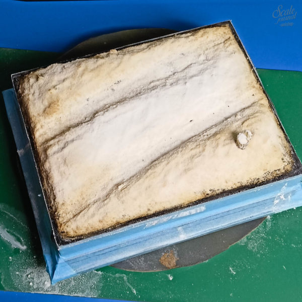 Зимняя диорама с танком т-60 и танковым десантом