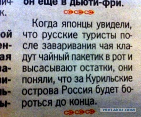 Япония хочет обсудить с Путиным вопрос Курил