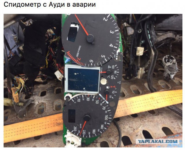 Смертельный таран Ауди попал на видеорегистратор встречной фуры