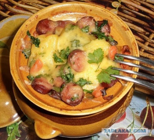 Сырные корзинки с салатом и жульеном
